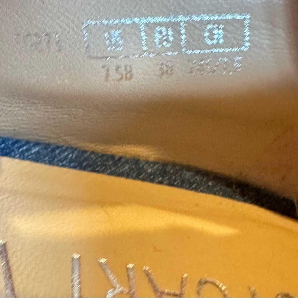 Stuart Weitzman Emelia Denim Pointy Toe Flats 7.5 - Picture 3 of 6